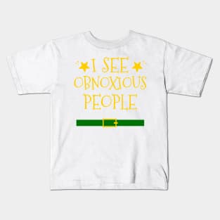 I See Obnoxious People Holiday Kids T-Shirt